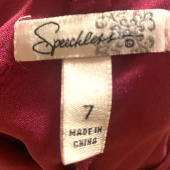 Vibrant Slinky Asymmetrical Formal Dress - Picture 10 of 12